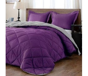 Reversible comforter set 5pce queen size